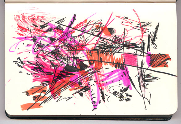 moleskine drawing 220709
