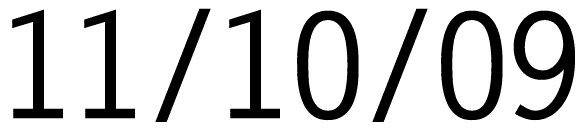 eleventh of october 2009