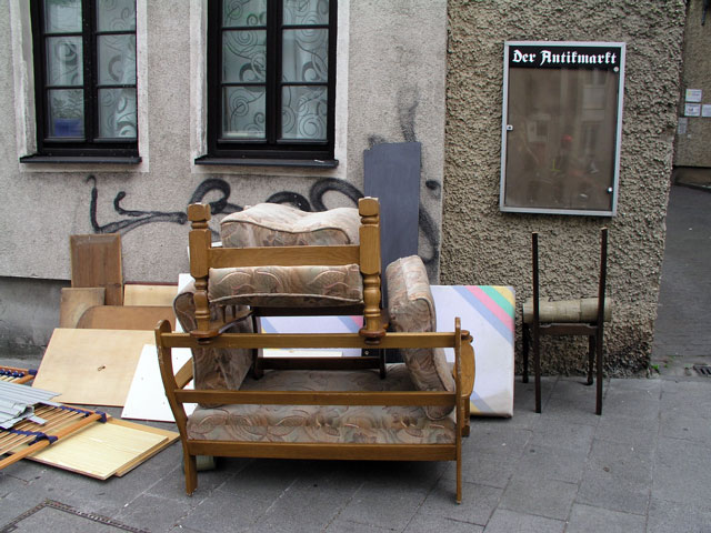 chair sculpture (at the antique market)
