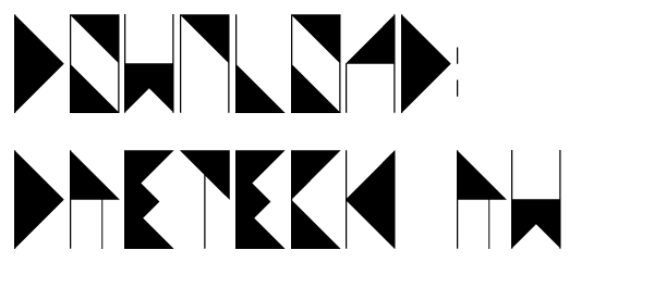 download dreieck rw font