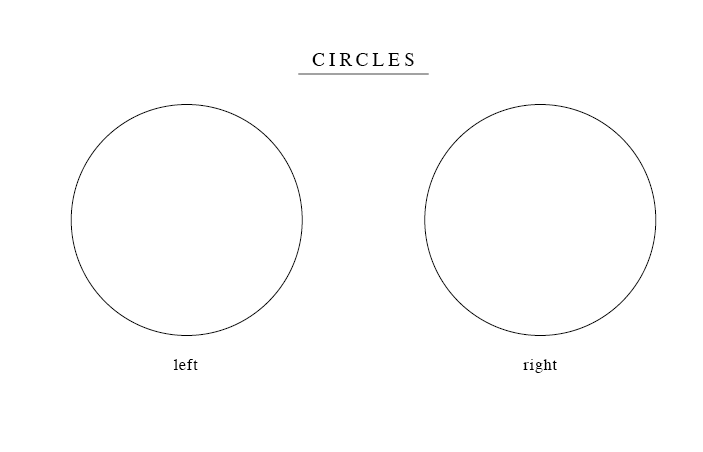 circles left right