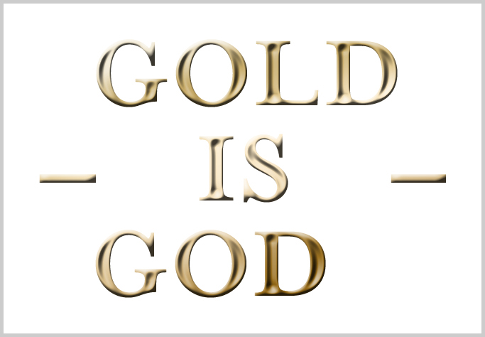 Resultado de imagen para god is gold