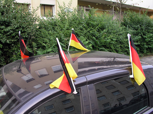 the space between four poles