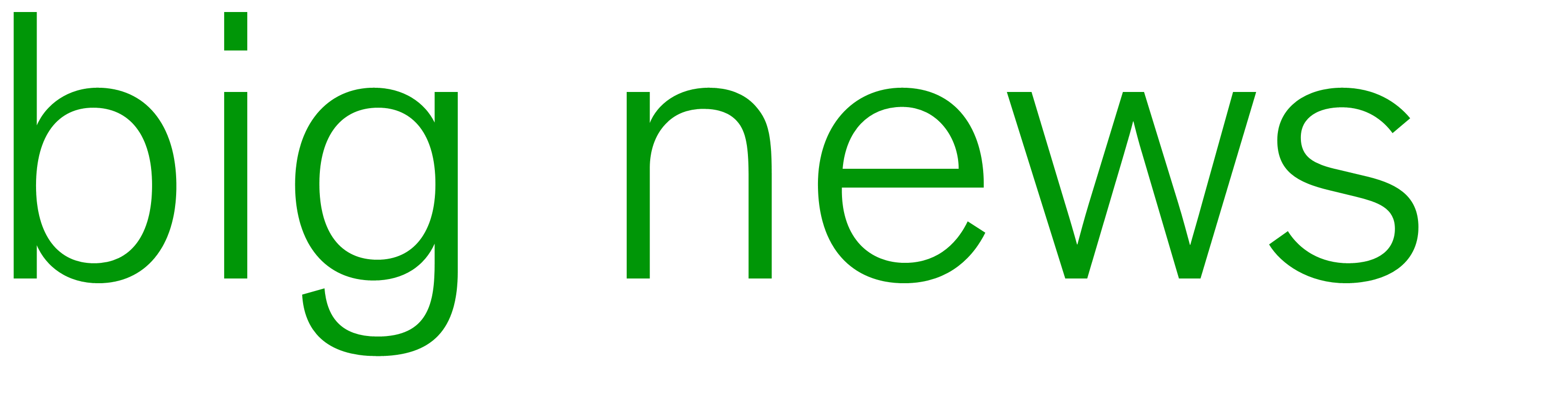 big news â€“ coming soon