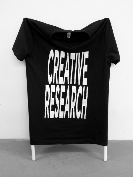 Creative Research T-Shirt (White on Black)
