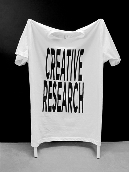 Creative Research T-Shirt (Black on White)